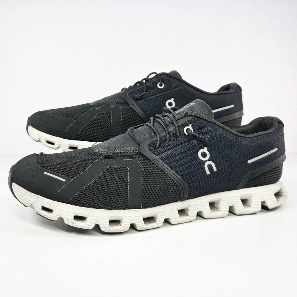 On Cloud 5 Black White Running Shoes 59.98919 Men's 11